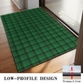 thumbnail image 3 of Green Black Checkerboard Checkered Pattern Door Rugs,Washable Non Slip Door Mats Indoor,Decorative Door Mats,Entry Mat Indoor for Entrance,Bedroom,Kitchen,Bathroom,20"x32", 3 of 6
