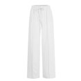 thumbnail image 7 of Owordtank Women Summer Linen Beach Flowy Pants Lightweight Drawstring Waist Wide Leg Vacation Clothes with Pockets, 7 of 7