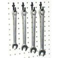 thumbnail image 3 of Black Peg Board Hook Kit Pegboard 50 pieces J Hook Style--BLACK--Plastic J Hook Pegboard Locking Garage Crafts, 3 of 7