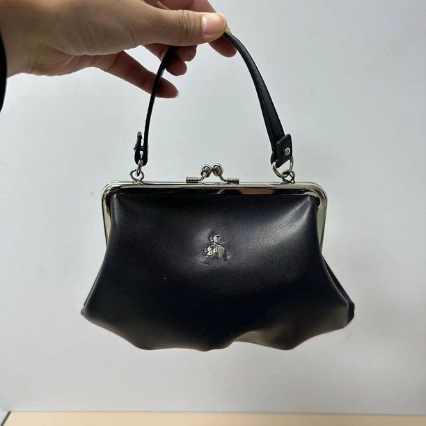 Bolso de mujer, bolso de bola de masa Saturn, bolso de hombro de piel de oveja dorado, bandolera retro para ir al trabajo, bolso de mano para salida