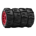 thumbnail image 3 of Yinanstore 4 Pcs Roues de Buggy RC Tous Terrains 2.8x1inch Pneus Sable RC de Remplacement pour 1/14 Pcs de Rechange Accessoires Professionnel Robustes Rouge, 3 of 8