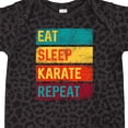 thumbnail image 4 of Inktastic Eat Sleep Karate Repeat Boys or Girls Baby Bodysuit, 4 of 5