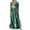 Green, variant on Viikei Plus Size Short Sleeve Dress for Women Summer Tie-Dye Floral Print Swing Midi Dress
