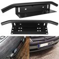 Universal SUV Lamp Holder Aluminum Front Bumper License Plate Log Light