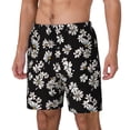 thumbnail image 2 of Uemuo Daisies Flowers Pattern Mens Swim Trunks Quick Dry Board Shorts with Mesh Lining, Stretch Beach Shorts Quick Dry No-Chafing Board Shorts-Small, 2 of 9