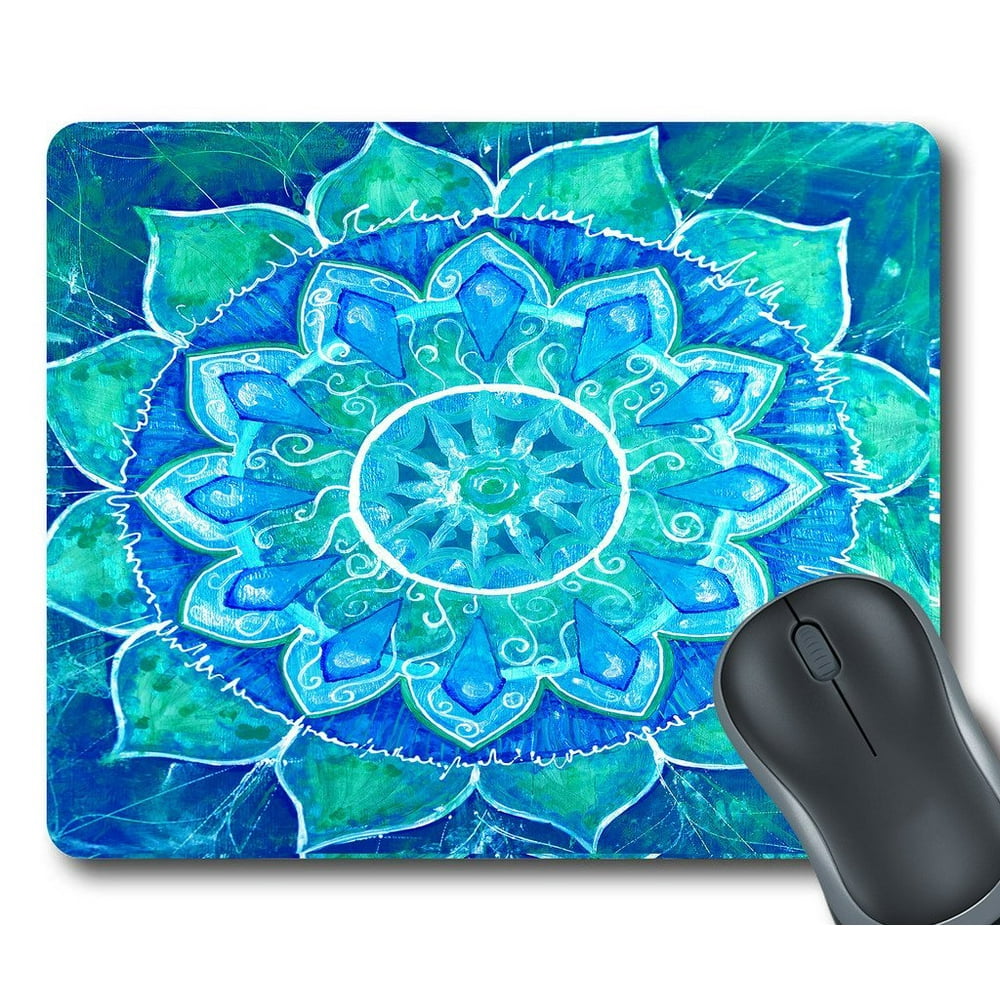 GCKG Mandala Trippy Psychedelic Abstract Painting Mouse Pad