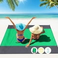 thumbnail image 6 of Ke1Clo Portable Beach Mat under $5! Sand Proof Picnic Blanket for Camping Travel Outdoor Green, 6 of 6