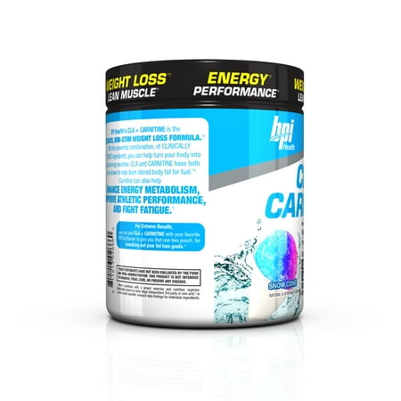 BPI Sports CLA + Carnitine, Snow Cone, 12.34 oz (350 g)