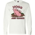 thumbnail image 3 of Inktastic Hogs and Kisses with Cute Pig Family Long Sleeve T-Shirt, 3 of 5
