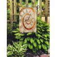thumbnail image 2 of JSDART Antique Old Clock Abstract Fractal Spiral Watch Unusual Pattern Roman Garden Flag Decorative Flag House Banner 28x40 inch, 2 of 2