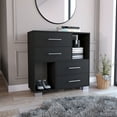 thumbnail image 2 of TUHOME Krista Dresser  Engineered Wood Dressers in  Black, 2 of 5