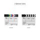 thumbnail image 5 of Dry Erase Acrylic Director Film Clapboard Película TV Cut Acción Scene Clapper Board Slate, Blanco MABOTO  Tablero de aplausos, 5 of 6