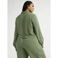 thumbnail image 4 of Sofia Jeans Women's and Women's Plus Utility Blouse with Long Sleeves, Sizes XS-4X, 4 of 5