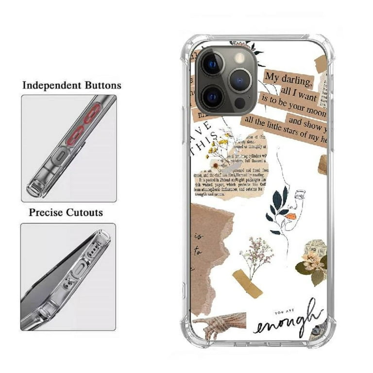 Art Aesthetic Journaling Collage Case for iPhone 11 Pro Aesthetic