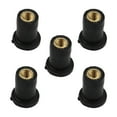 thumbnail image 3 of jiaping 5 Pieces Windshield Rubber Motorcycle Nuts Replaces Universal Repair Parts Brass Thread M4, 3 of 9