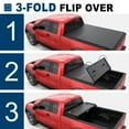 thumbnail image 3 of MOSTPLUS 3-Fold 6.5/6.6FT Hard Solid Truck Bed FRP Tonneau Cover for 2004-2014 Ford F-150, 3 of 9