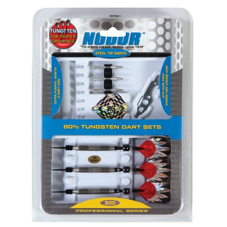 Nodor Professional Tungsten Steel Tip Darts and SideRider Case for Use with Bristle