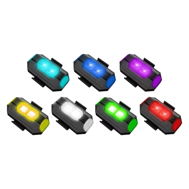 Luces LED para drones, 2 piezas de luces estroboscópicas para drones, luces de navegación para drones, luces estroboscópicas para drones, innovación moderna