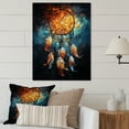 thumbnail image 2 of Designart "Mystic Dreamcatcher Dream IV" Dream Catcher Metal Art Living Room, 2 of 5