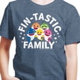 thumbnail image 3 of Baby Shark - Fintastic Family - Toddler And Youth Short Sleeve Graphic T-Shirt, 3 of 6