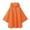 Orange, variant on Krdevn Kids Poncho Raincoat Adjustable Drawstring Hood Waterproof Backpack Friendly Cape Color:Green,Size:5-8 Years