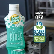 Lemi Shine - Shine + Dry Natural Dishwasher Rinse Aid, Hard Water Stain Remover 8.45 oz - 3 pack Bundle