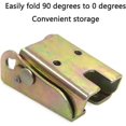 thumbnail image 4 of Brillar Bisagra plegable de 90 grados Bisagras de soporte ocultas Bisagra de mesa Accesorios para muebles Fácil de instalar Extensión de muebles con bloqueo para cama, mesa, silla, reemplazo, 4 of 5