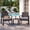 3 PCS-Rocking-Gray, variant on Patio Furniture Set on Sale, Rocking Bistro Set Chair with Coffee Table for Balcony, Backyard, Gray