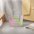thumbnail image 3 of WRKEKC Clearance Plastic Woven Storage Basket with Reinforced Handles - Durable Multi-Compartment Organizer for Home/Office, 3 of 6