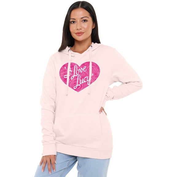 I Love Lucy Floral Logo Women's Hoodie