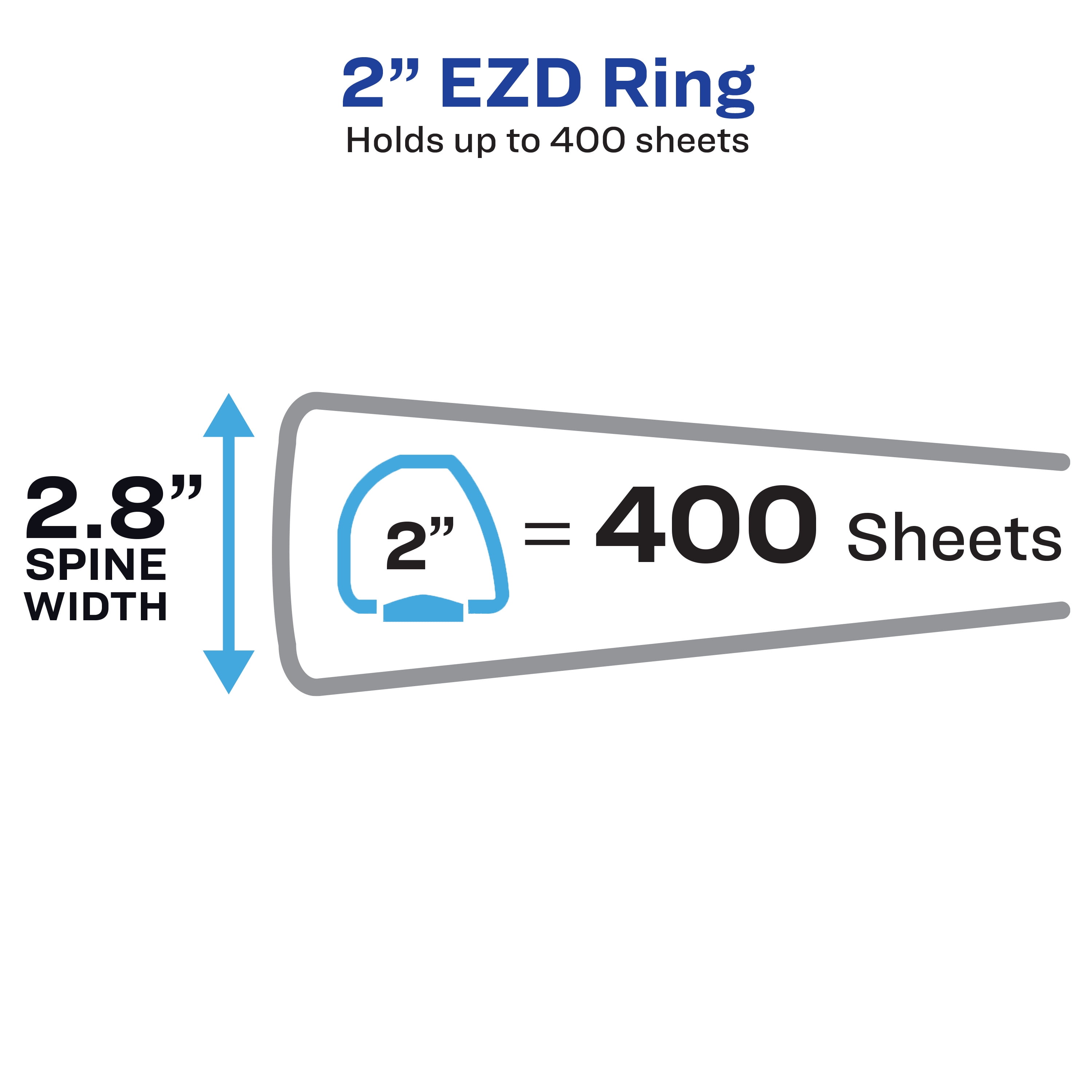 Avery 2" Ring Binder, 8 Tab Dividers, Sheet Protectors, Set (01685)