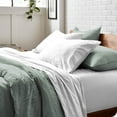 thumbnail image 5 of Bare Home Sandwash Microfiber Duvet Cover & Sham Set, Full, Slate, 3-Pieces, 5 of 7