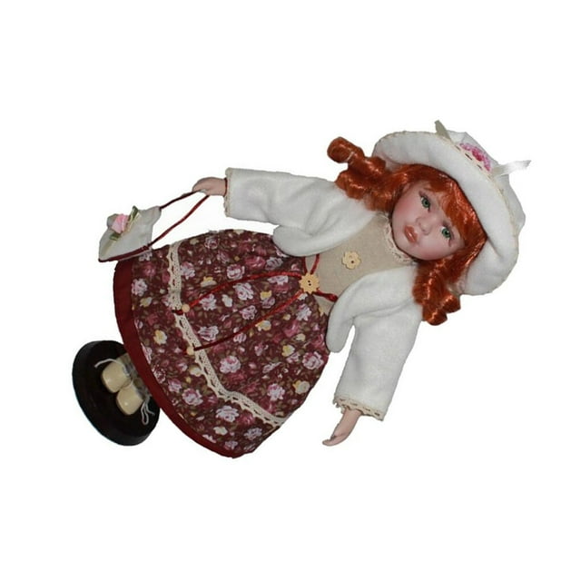 serony 16inch Poupée en Porcelaine Victorienne Filles Collections avec Présentoirs