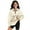 Cat Butterfly Beige, variant on COEQINE Quarter Zip Sweatshirt for Girls with Collar, Long Sleeve Loose Fit Pullover, Printed Style and Soft Polyester, Machine Washable for 13-14 Years Old, Leopard Print Gray