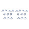 thumbnail image 3 of Guardoinrt 10 Pack Bow Pull Decor Multi-colors Festive Packing Hand-Pulled Flower Heart/Light Blue 2Set, 3 of 6