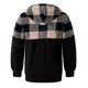 thumbnail image 5 of Pntutb Moda Mujer Cremallera Cuello en V Jersey tops Blusa de manga larga con capucha Sudadera Pntutb Pntutb-3478, 5 of 6