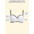 thumbnail image 3 of Swimsuits for All Women's Madame Underwire Bikini Top, 3 of 3