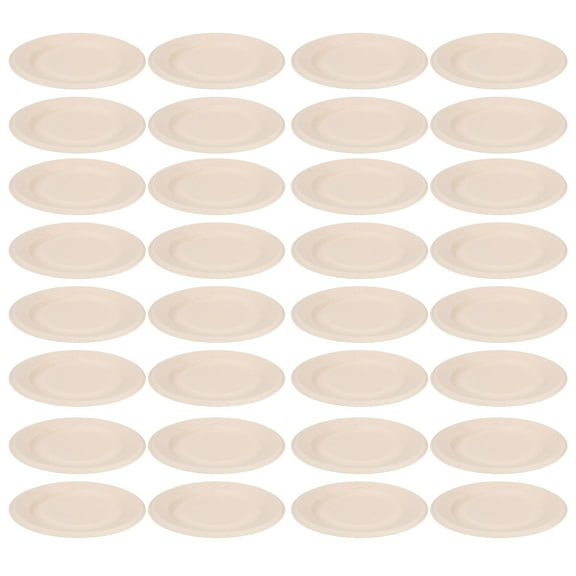 VERDANVERSE 50pcs Disposable Dinner Plates Simple Design for Festival and Personal Use