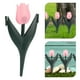 thumbnail image 2 of 10 vallas decorativas de plástico para jardín con borde de tulipán, separador de flores para parterres, barrera decorativa para césped al aire libre, 2 of 8