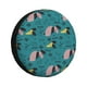 thumbnail image 1 of Fotbe Dachshund Dog Funda de Llanta de Repuesto con Estampado, Engrosada, Ajuste Universal para Jeep, Remolque, RV, SUV, Camión-16 inch, 1 of 6