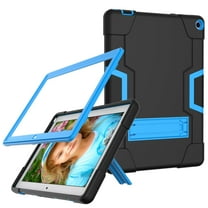 SOATUTO for Walmart Onn 10.1 Tablet Pro Case , Drop-Proof Shock-Resistant Rugged Hybrid Kids Friendly Protective Cover Built-in Kickstand for Onn 10.1 inch Pro 100003562 2020 Released - Black Blue