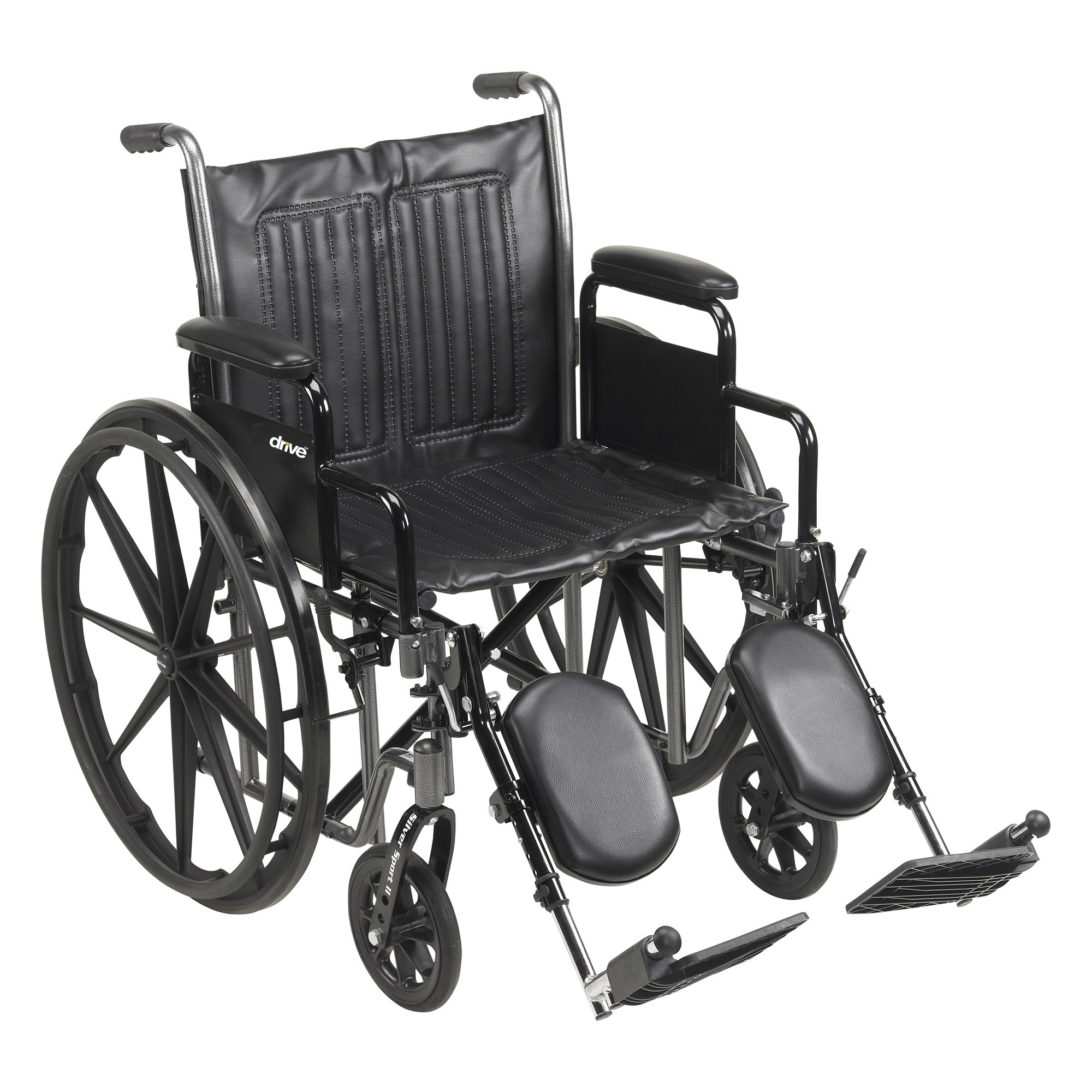 McKesson Wheelchair Steel 16"20"W x 16"D Elevating Legrest Walmart