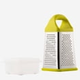 thumbnail image 3 of 4-Sided Stainless Steel Vegetable Shredder & Slicer | Multi-Functional Kitchen Grater with Non-Slip Handle | Fast Food Processor for Fruits & Vegetables | Easy Clean Design, 3 of 8