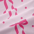 thumbnail image 5 of Erosebridal Pink Bow Ribbon Black Out Curtains,Girly Bowknot Princess Curtains Pack of 2 (42x63 Each) For Bowtie Lover, 5 of 7