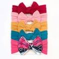 thumbnail image 2 of LNMQLPDBS Baby Girl Bows 5 Pack Soft Stretchy Hair Bands with Bows Cute Handmade Hairbands for Girls Newborn Infant Toddlers Hair Accessories, 2 of 6
