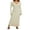 Apricot, variant on Women Knitting Dress, Long Sleeve V Neck Solid Color Street Club Party One-Piece Long Dress