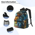 thumbnail image 3 of Disketp Whimsical Goat Artist Mochila Ligera Clásica con Múltiples Bolsillos, Mochila Casual para Hombre y Mujer, Ideal para Escuela, Trabajo y Viajes, 3 of 6
