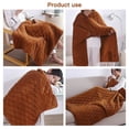 thumbnail image 3 of JUNWELL 29.5x47” USB Heated Blanket Multifunctional Throw Blanket Perfect for Indoor Home and Travel  Heated Warm Shawl & Wrap Intelligent Electric Heating Blanket, 3 of 7