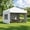 White, variant on QinaQin 10x10FT Heavy Duty Pop Up Canopy Tent - Commercial Outdoor Shade Shelter with 3 Sidewalls,Waterproof & UV-Resistant,Quick Gazebo,Easy Setup,Black