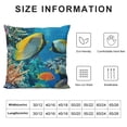 thumbnail image 5 of SHANXI Throw Pillow Covers and Life Marine Animal Blue Colorful 18x18in, 5 of 5